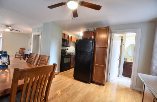 Two Rivers House | New! Riverfront Retreat! Dock! Near downtown & Neshotah Park. Dogs ok!