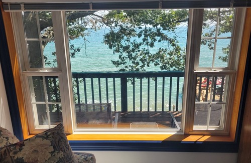 East Tawas Apartment | New! Schmidt's Cove - Incredible Private Lakefront Studio Apartment on Lake Huron!