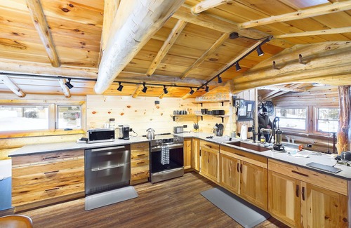 Free Soil Cabin | New to VRBO: Beautifully renovated genuine log cabin 2Bed 1bath on Sable River