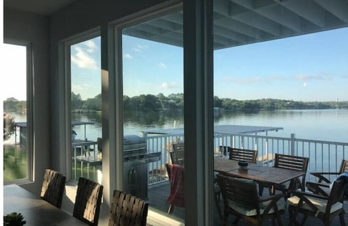 Sunrise Beach Village House | Newly built home on open water!