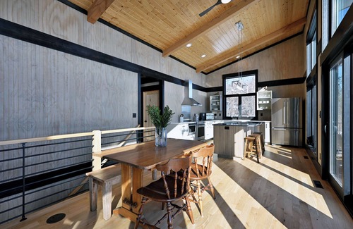 Minong Cabin | Newly built cozy 4-bedroom cabin steps from Horseshoe Lake in Minong, Wisconsin