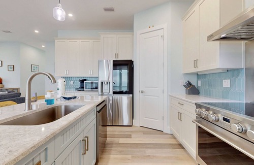 Navarre Beach House | Newly built home near beach with sound view, balcony, WiFi, W/D & AC
