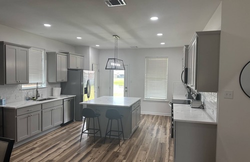 Carlyss House | Newly remodeled 2 story home with an amazing pond view!