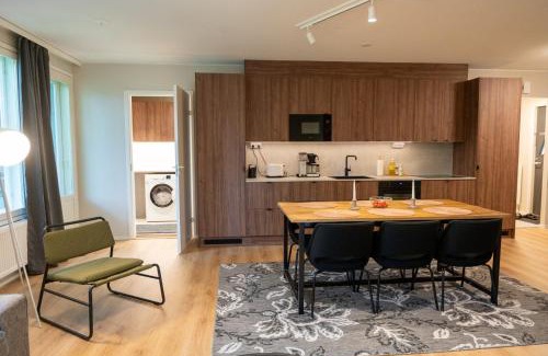 Jyvaskyla Apartment | Newly renovated family apartment, parking, sauna, balcony