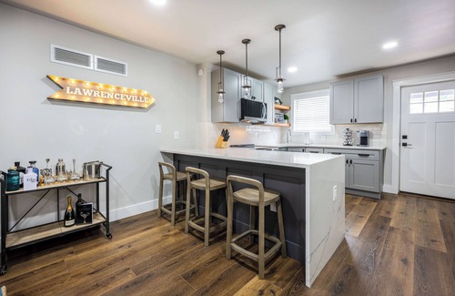 Lawrenceville House | Newly renovated retreat in the heart of Lawrenceville with parking and a yard!