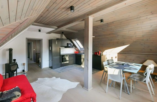 Horni Marsov Apartment | Nice apartment for 6 guests with WIFI, TV, patio, panoramic view and parking