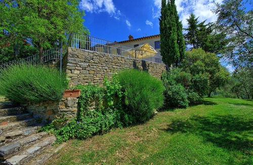 Greve in Chianti Apartment | Nice apartment with WIFI, pool, TV, patio, panoramic view, parking, close to Greve In Chianti