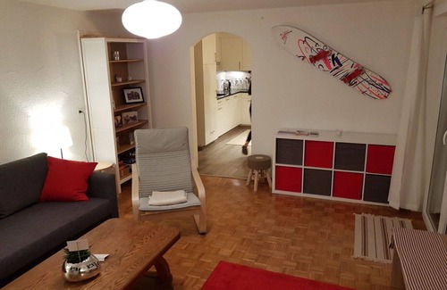 Sedrun Apartment | Nice apartment for 8 guests with WIFI, balcony and parking