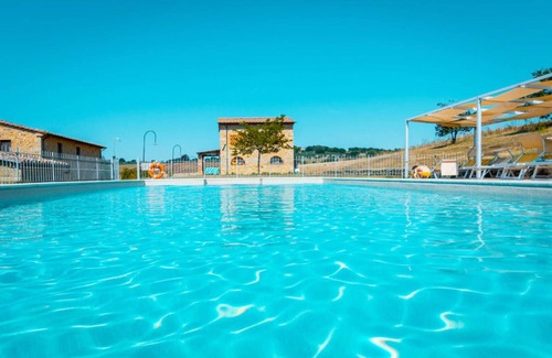 Pomarance Apartment | Nice cottage, private terrace with pool view,quiet location,shared heated pool