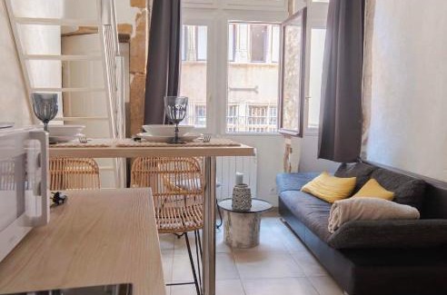 Les Cordeliers Apartment | Nice Duplex Studio Ideal For Couple In Lyon!
