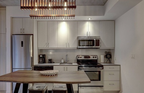 International District Apartment | Nice loft in Montreal's Old Port, blending historic charm with modern comfort in a prime location.