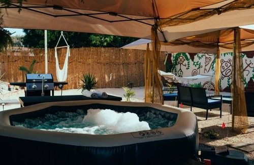 Machuelo Abajo House | nice patio whit projector and Jacuzzi