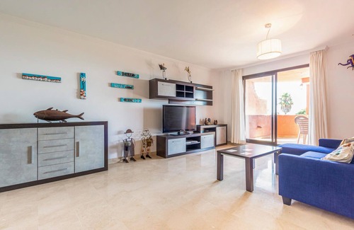 Casares Apartment | Nice vacation apartment with veranda and private garden and access to shared pool