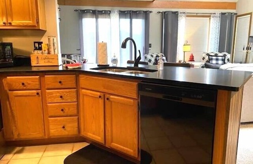 The Galena Territory House | Nicely updated 1 bed-2 bath townhouse in a great location and a beautiful view!