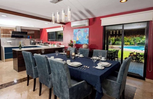 Zona Hotelera Villa | Nichupte lagoon tropical villa