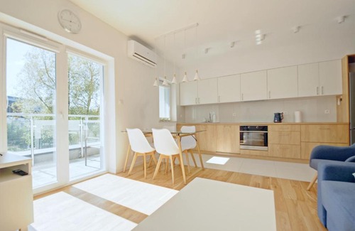 Rzeszow Apartment | Niebieski Kwadrat - garaż podziemny + AC!