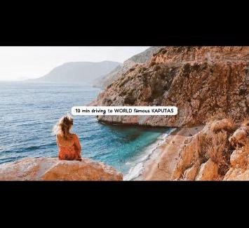 Kalkan Apartment | Nillys Apart,Pub,Pool,10min walking to sea,free wifi