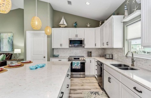 Navarre Beach House | Nirvana in Navarre: Gorgeous Beach Home Walking Distance to Beach Access! Sleeps 11! Elevator!