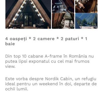 Marisel Ski Chalet | Nordik Cabin - Aframe with 2 bedrooms