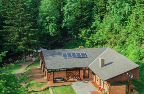 Baligrod Apartment | Novosiele Lifestyle Apartments - nad górską rzeką - Strefa relaksu sauna jacuzzi - Bieszczady