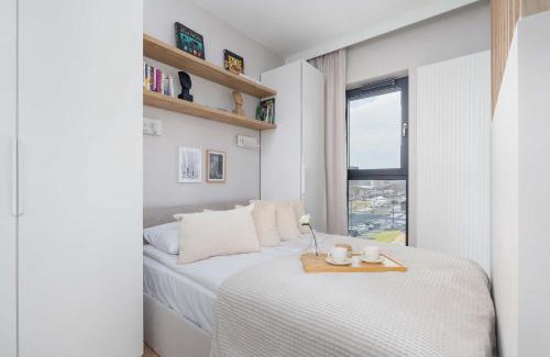 Katowice Apartment | Nowoczesne Studio dla 4 Osób z Balkonem by Noclegi Renters