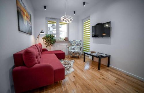 Elk Apartment | Nowoczesny dwupokojowy Apartament Bridget z parkingiem