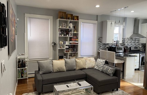 The Heights Apartment | NYC-Bound 2 BR Apt, Parking + Outdoor Urban Oasis