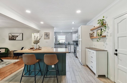 Riverside Heights House | Oasis Group Retreat, Pool, Hot Tub, Outdoor Fun for Up to 16 Guests