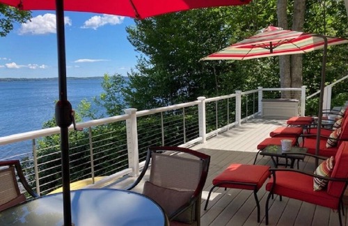 Bayside Cottage | Ocean Cottage - Waterfront Property on Penobscott Bay w/2 Decks & Private Beach