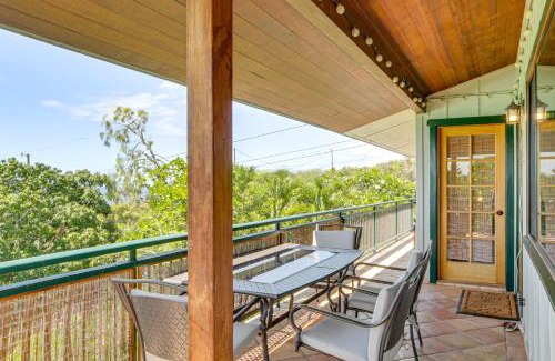 Kona Paradise House | Ocean-View Bungalow Walk to Pebbles Beach!