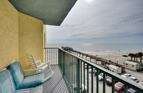 Daytona Beach Shores Apartment | Ocean-View Condo with Balcony on Daytona Beach!