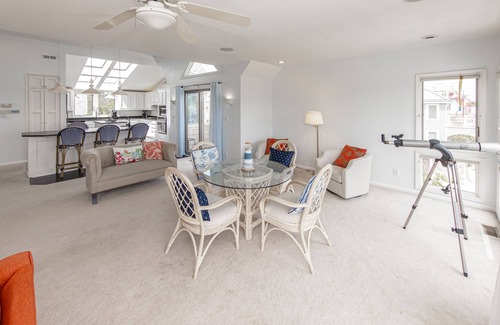 Croatan Beach House | Ocean-view home that is within a 2 minute walk to the beach w/rooftop deck