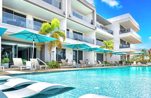 Oranjestad-West Condo | Ocean View Penthouse on Eagle Beach