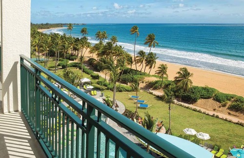 Rio Grande Resort | Ocean View Studio- Balcony, Mini Kitchen, King Bed, near El Yunque Rainforest