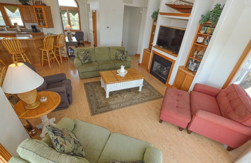 Nags Head House | Ocean views from this beautiful home, nestled in a quiet soundside community.