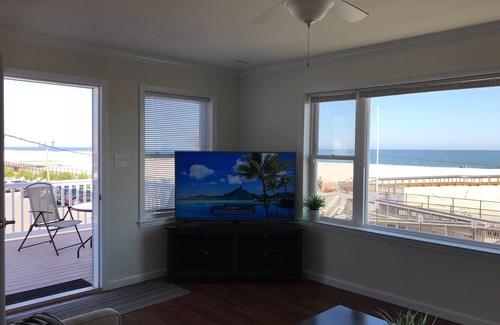 Ortley Beach House | Oceanfront 2 family house 2nd fl unit, spectacular views, badges, 3parking spots