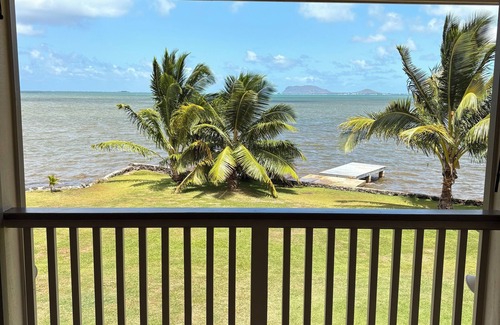 Kahalu u House | Oceanfront 3-Bedroom Home in Kahaluu, Kaneohen30 days minimum rental.