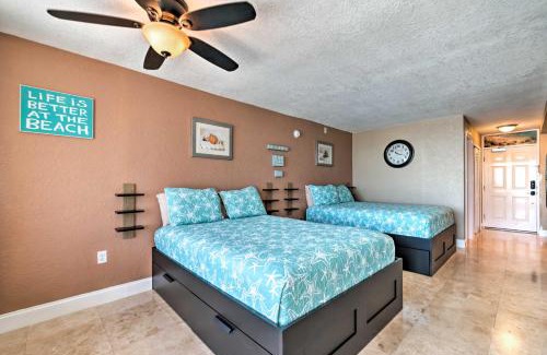 Daytona Beach Shores Apartment | Oceanfront Daytona Beach Studio with Balcony!