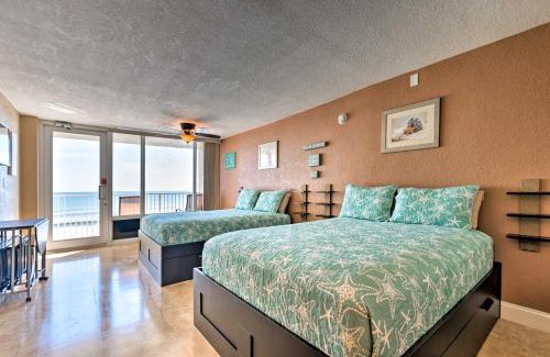 Daytona Beach Shores Apartment | Oceanfront Daytona Beach Studio with Balcony!
