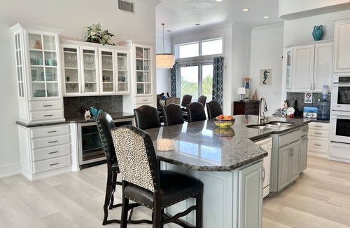 Sandy Point Villa | Oceanfront Dream Villa. Expansive pool, game room, rooftop lounge, kitchen.
