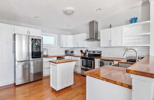 Ocean Bay Park House | Oceanfront Home in Ocean Bay Park with POOL