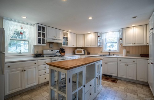 Georgetown Cottage | Oceanfront home with private deep water dock on Harmon Harbor, Georgetown, ME