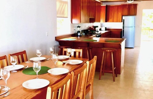 Caye Caulker Apartment | Oceanfront Penthouse 3 bed/3 ba Velento#3 Pool/private dock/free paddleboards