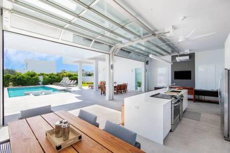 Long Bay Villa | Oceanside 2 Bedroom Luxury Villa with Private Pool, 500ft from Long Bay Beach -V6