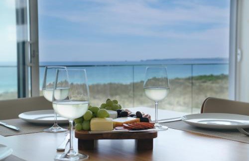 Surf Beach House | Oceanview Escape - Luxe Coastal Retreat with Hot Tub