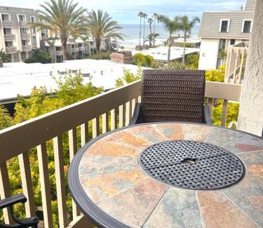 Townsite Apartment | Oceanview Retreat - Steps to the Beach, Heated Pool, walk everywhere
