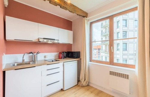 Vauban Esquermes Apartment | Old Lille - Functional studio at the Quai du Wault