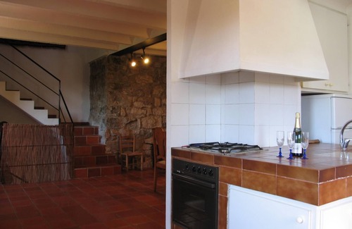 L'Aleixar Cottage | Old Mill, garden, porch with ping pong table. Swimming Pool and private barbeque