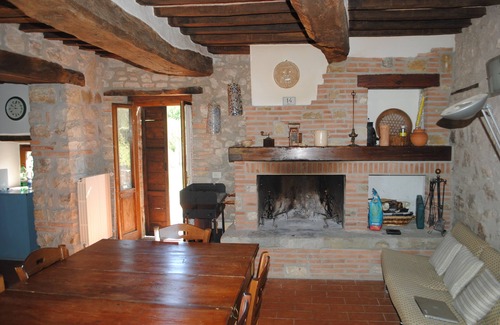 Monte Castello di Vibio Villa | Old stone farmhouse with tower and private swimming pool, in the countryside