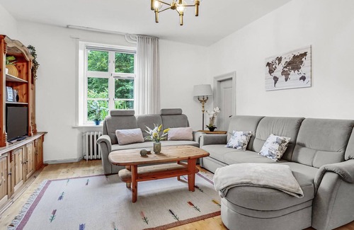Tonder House | Older property in a rural setting with views of the water tower in Tønder.